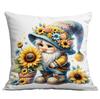 Fronteiriço Novo Primavera Elfo Girassol Fronha Amazon Casa Sofá Almofada Fronha Decoração