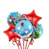 Set de Globos de Papel de Aluminio de Mario Transfronterizo, Juguete de Juego de Cumpleaños Temático de Mario, Decoración, Suministros para Fiesta