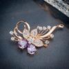 Broche de Mariposa Flor de Perla de Moda Nacional para Mujer, Sentido de Alta Gama, Exquisito Elegante, Accesorios de Pin para Chaleco Traje Chaqueta