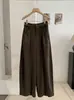 Pantalones de Pierna Ancha de Cintura Alta con Estampado de Cielo Estrellado KEKEZOON para Mujer, Colección Otoño, con Cintura de Cordón, Bolsillos Grandes, Diseño de Pierna Recta, Pantalones Largos 9133