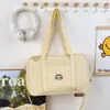 Bolsa Tote Anime Grande Capacidade Estilo Japonês Gato Fofo Estilo Universitário Bolsa de Ombro Versátil Moda Tendência Bolsa Transversal