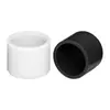 Tampas Planas de Silicone Preto e Branco, Tampas de Borracha para Tubo Resistentes a Altas Temperaturas, Tampas Protetoras, Tampas de Vedação Redondas Anti-Colisão