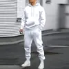 2025 Nuevo Traje de Otoño para Hombre Transfronterizo Sudadera Deportiva Casual para Hombre Conjunto de Dos Piezas Sudadera Holgada Ropa para Hombre Ahora