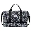 Bolsa de Viaje Rayada de Gran Capacidad para Llevar en la Mano Se Puede Enganchar a la Maleta Ligera para Mujer para Viajes de Negocios Bolsa Portátil para Guardar Equipaje