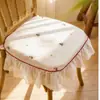 Cojín de estilo pastoral chino para el hogar para todas las estaciones, cojín para asiento de silla de comedor, engrosado para sentarse durante mucho tiempo, almohadilla antideslizante para silla