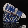 Venda direta da fábrica versão coreana do cinto de strass senhoras branco com diamante de couro das mulheres com diamante cheio de diamante cinto das mulheres com diamante