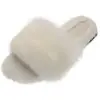 Venta al por mayor de pantuflas mullidas para mujer estilo hada, versátiles para usar en exteriores, nueva colección primavera y otoño 2026, rojas y populares, con forro de algodón y suela plana