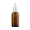 Botella Dosificadora Gotero Vidrio Aceite Esencial Cosméticos Producto para el Cuidado de la Piel Esencia Elegante Nogal Suplemento Alimenticio Aceite Líquido Botella Pequeña Vacía