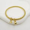 Pulseira Torcida Feita à Mão Yanyu Jiangnan Nova Chinoiserie Borracha Sólida Trançada com Seda Corda Torcida Galvanizada com Prata Pura 999 Pulseira para Homens e Mulheres