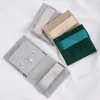 Nueva Bolsa Simple de Felpa de Doble Cara con Tapa abatible para Guardar Aretes y Collares, Bolsa de Terciopelo Antiarañazos para Joyería