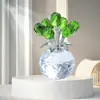 Flores de Cristal Creativas Siete Rosas Adorno de Escritorio Regalo de Festival para Amigos Maestros Adorno Flores de Cristal