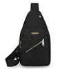 Nueva bolsa cruzada informal para exteriores con múltiples compartimentos transfronteriza, mochila pequeña de gran capacidad, bolsa de pecho simple y versátil para mujer estilo coreano