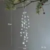 Decoración de Árbol de Navidad de Producto Nuevo Transfronterizo Colgante de Copo de Nieve Gota de Agua Copo de Nieve Acrílico Transparente Colgante de Joyería