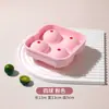 Forma de Gelo Grande Caixa de Gelo Molde de Cubo de Gelo Grau Alimentício Comida de Bebê Geladeira Ferramenta de Congelamento Mini com Tampa para Uso Doméstico