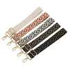 Accesorios de correa de hombro para bolso de rombos nuevo transfronterizo correa de hombro única cruzada ajustable reemplazo correa de hombro larga correa de cordón jacquard