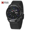 OFNS Venta Caliente Reloj Delgado Luminoso Casual de Negocios para Estudiantes Hombres Doble Calendario Resistente al Agua Reloj de Pulsera de Cuarzo