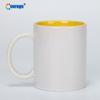 Caneca Branca de Transferência Térmica com Cor Interna 1-2 Grau Revestida Caneca Branca DIY Presente Personalizado Caneca Sublimação Consumíveis Atacado