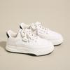 Nuevos Zapatos Blancos Primavera 2025 Estilo Coreano Ins Estudiantes Femeninas Aumentadores de Altura Suela Gruesa Zapatillas Deportivas Zapatos Casuales para Mujer H6518