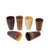 Jujube Taza Japonesa Barniz de Madera Creativo Estilo Étnico Taza de Madera Madera Sólida Taza de Té Especial LOGO Imprimible