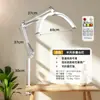 Luz LED Curva de 28 pulgadas para Extensiones de Pestañas, Luz Sin Sombras con Patrón de Media Luna para Tatuajes, Iluminación de Rostro para Belleza, Lámpara de Pie con Protección para Ojos, Exclusivamente para Suministro Transfronterizo