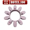 Acoplamiento Pad Amortiguador Morado Anillo de Goma de Acoplamiento Octagonal Junta de Flor de Ciruelo Gr28 38 42 Estándar Ktr