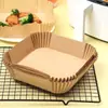 Bandeja de papel específica para freidora de aire, papel absorbente de aceite, papel de hornear redondo desechable, papel absorbente de aceite de grado alimenticio para hornear y asar