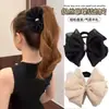 Pinza para el Cabello de Malla de Lujo con Lazo para Mujeres con Cabello Fino, Pinza Elegante para Medio Peinado, Accesorio para el Cabello Tipo Pinza de Tiburón