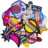 Adesivos de Tecido Bordados Patch Quente Transfronteiriços Adesivos Bordados de Astronauta Homem Espacial Patch para Selar Buracos Adesivos Decorativos