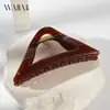 Nuevo y Elegante Pasador de Triángulo Simple de Wjia para Mujer, Adecuado para Peinados Recogidos, Accesorio para el Cabello Tipo Pinza de Tiburón