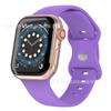 Pulseira de Relógio 8ª Geração/Ultra/SE cor sólida fivela de silicone pulseira iwatch