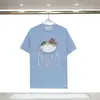 Nuevo Producto de Comercio Exterior: Camiseta de manga corta Casablanca con un cuello redondo único y el logotipo de letra impreso de la Puerta de las Ilusiones