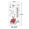 Adesivos de tatuagem de flores direto da fábrica, adesivos de tatuagem de esboço colorido, letras inglesas, tatuagem para fotografia de casamento