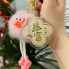 Llavero Dorado Estilo Perlas de Agua, Oro Puro 999, Princesa, Que Te Enriquecescas, Colgante para Bolsa, Regalo Promocional para Evento Festivo
