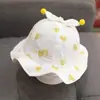 Sombrero de bebé para el verano protección solar súper lindo para recién nacido fino estilo coreano para exteriores niña de bebé sombrero de pescador