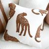 Almohada de sofá para sala de estar de animal marrón crema francesa, cojín de ventana salediza de lujo avanzado, cojín de respaldo, cojín lumbar
