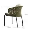 Conjunto de Mesa e Cadeira de Lazer para Exterior Balcão Cadeira de Rattan Mesa de Café Conjunto de Três Peças Quintal Externo Doméstico Combinação Simples Mesa e Cadeira Pequenas de Rattan