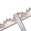 Encaje bordado de encaje soluble en agua de colores para cortinas, cojines de sofá, almohadas, encaje decorativo hecho a mano para manualidades DIY y accesorios de ropa