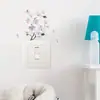Hs1308C Estilo Realista Planta Flor Flor de Pessegueiro Flor de Pera Adesivo de Interruptor Autoadesivo Adesivo Decorativo Fresco para Quarto Casa