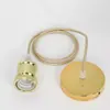 Portalámparas vintage de rosca E27 con cable colgante iluminación para tienda de ropa bar comercial decoración colgante para comedor portalámparas de aluminio