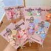 HD8318A07 Nueva Muñeca Llorona Floral Llavero Lindo con Cuentas de Colores Adorno Creativo Colgante de Regalo Cadena para Teléfono Móvil
