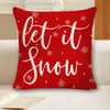 25 Nuevos Estilos de Fundas para Cojines de Árbol de Navidad para el Año Nuevo, Fundas para Cojines de Árbol de Navidad, Fundas para Cojines de Reno y Copo de Nieve al por Mayor
