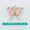 Atacado Estilo Coreano Nova Broche Pingente Único Borboleta Colorida Fofa Gota de Óleo Diamante Amostra Joia Versátil Acessórios DIY
