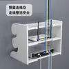 Suporte de parede WiFi para TV, decodificador e roteador, com armazenamento e instalação sem furos