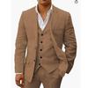 Traje de Impresión Digital de Dos Botones Traje de Tres Piezas Traje Personalizado Chaqueta Traje de Hombre