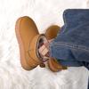 Botas de Neve Versáteis de Solado Grosso Transfronteiriças para Mulheres 2026 Estilo Novo de Primavera Mocassins Quentes com Forro de Fleece para Calçar Facilmente para Mulheres