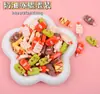 Platos de Juguete de Comida en Miniatura Accesorios de Resina para Bricolaje Pegamento de Crema Juego de Imitación Imanes para Refrigerador Materiales Platos de Juguete de Comida en Miniatura