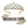 Diadema de fiesta de festival de Amazon más vendida transfronteriza, fiesta, corona europea y americana, tocado, traje de cinta