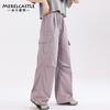 Overol Delgado para Niñas 2025 Nuevo Pantalón Moderno y Cool para Niñas de Secundaria Pantalón Holgado de Pierna Ancha de Verano para Niños Grandes