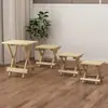 Taburete plegable engrosado para uso doméstico, taburete portátil para cambiarse los zapatos, banco pequeño para niños, taburete de pesca para exteriores, silla de madera maciza