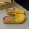 Mules antideslizantes de suela gruesa y punta cerrada para mujer 2026, talla grande 41-43, nuevas sandalias perezosas sin cordones para uso exterior, estilo Birkenstock